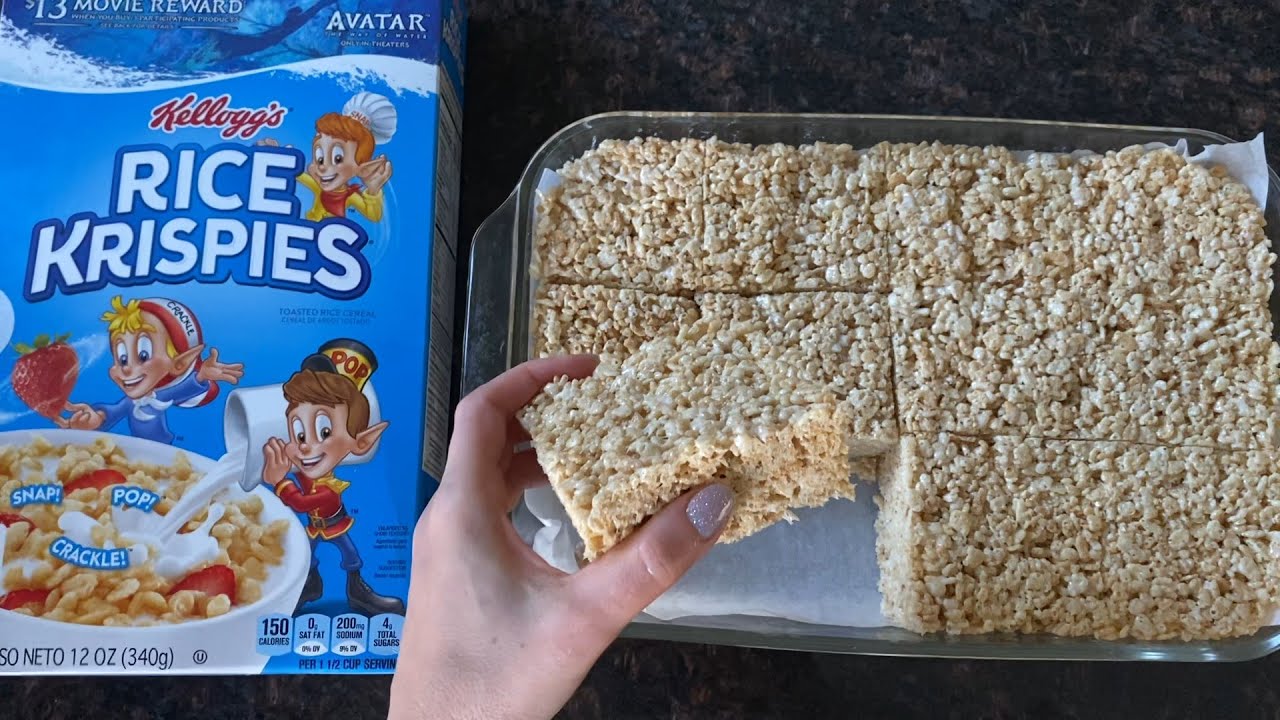 Лакомства из риса Krispie для микроволновки