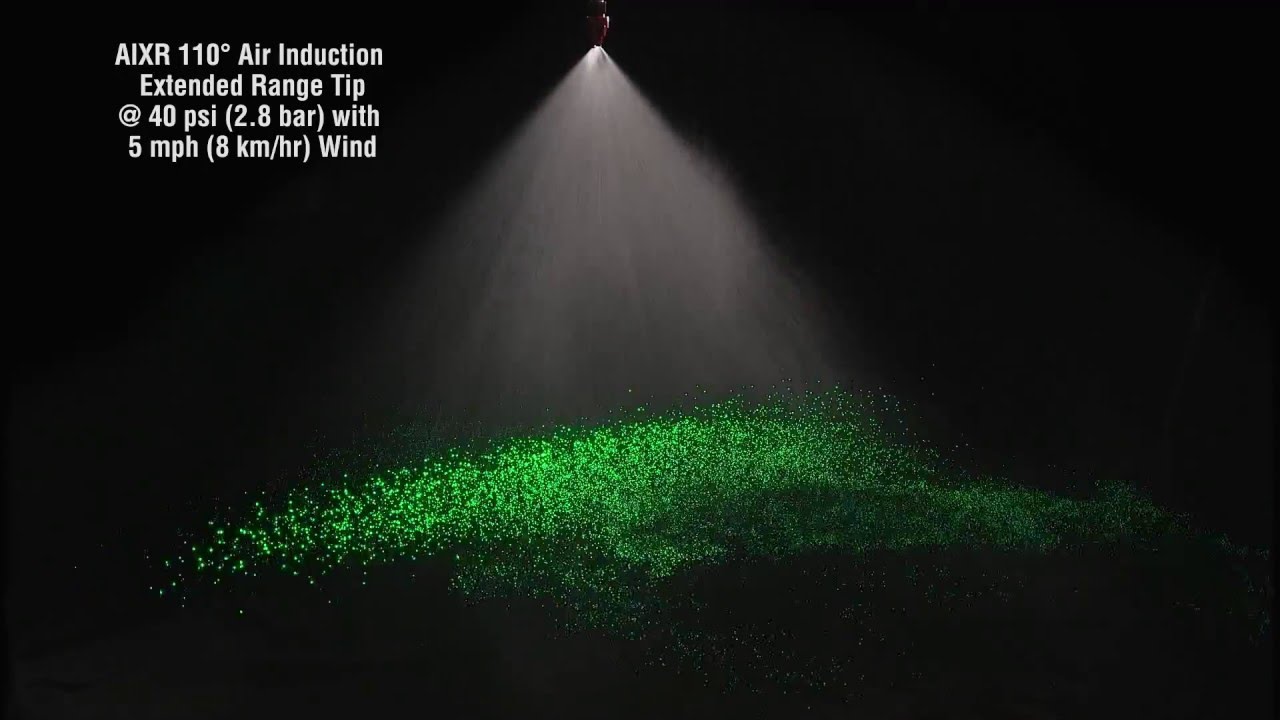 (AIXR) Air Induction Spray Tip Drift Demo