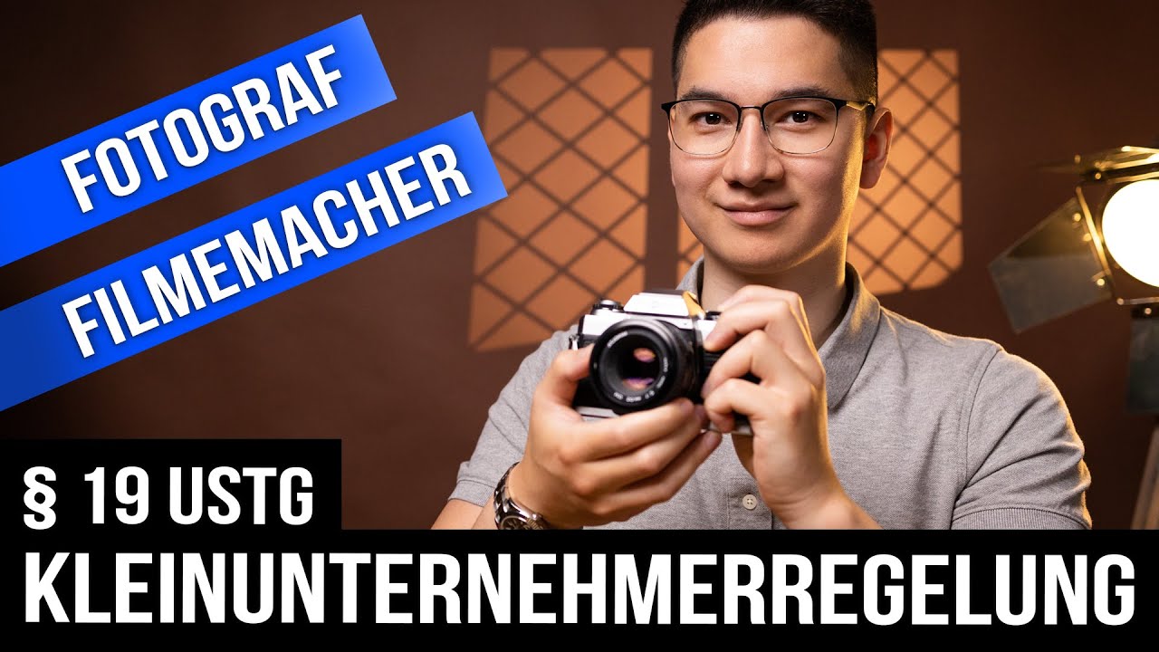 Kleinunternehmerregelung für Fotografen und Filmemacher - was du dazu wissen musst | Kleingewerbe