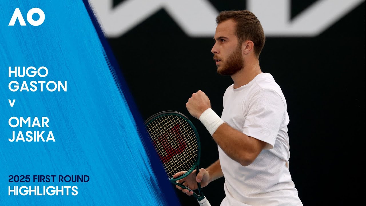 Hugo Gaston v Omar Jasika Highlights | Australian Open 2025 First Round