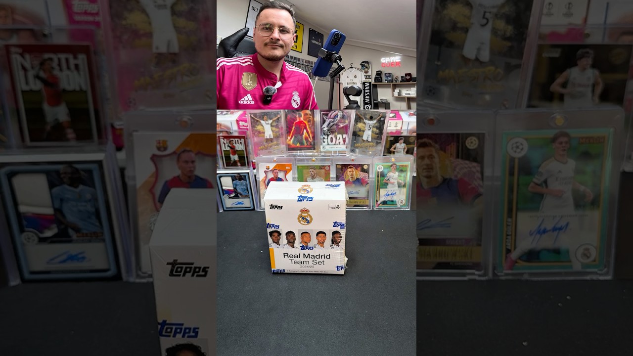 ‼️DAILY CONTENT‼️Topps Real Madrid Team Set! 🔥TRAFIAMY CASE HITA! 🤩