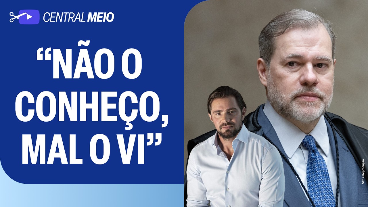 Dias Toffoli, do STF, diz não conhecer Daniel Vorcaro e PF cita mais de dez encontros presenciais