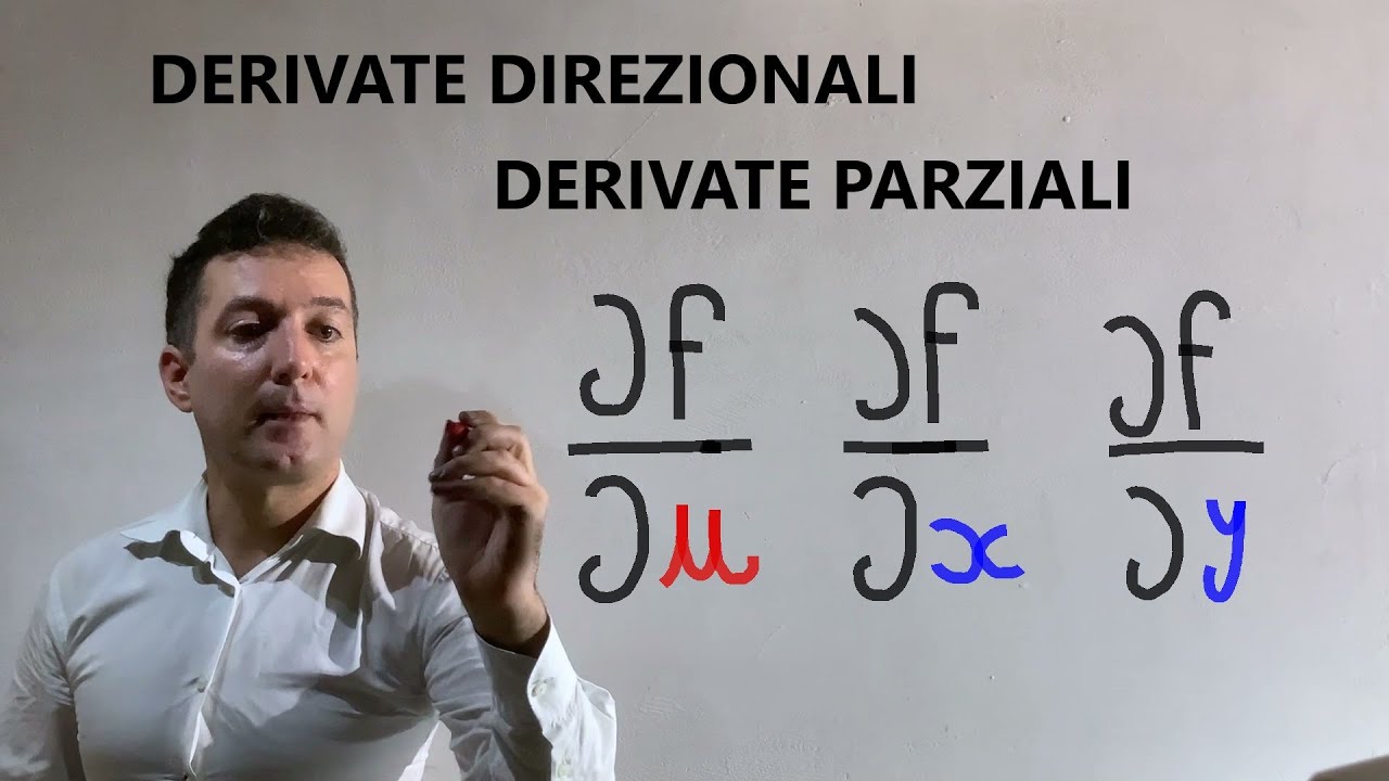 Derivate direzionali e derivate parziali
