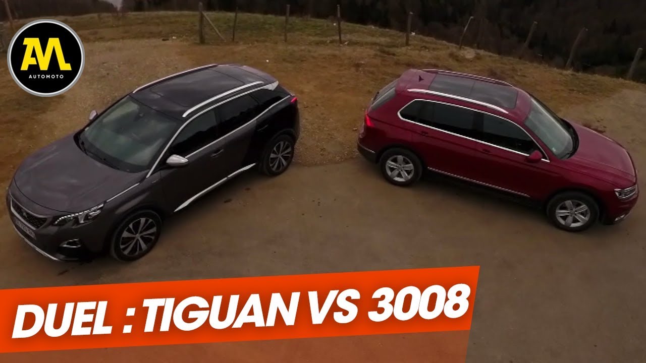 Duel de SUV : Volkswagen Tiguan vs Peugeot 3008