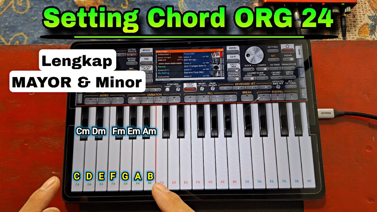 Setting Kunci Ala SOBAT TATE | TUTORIAL SETTING CHORD SATU JARI ORG 2024