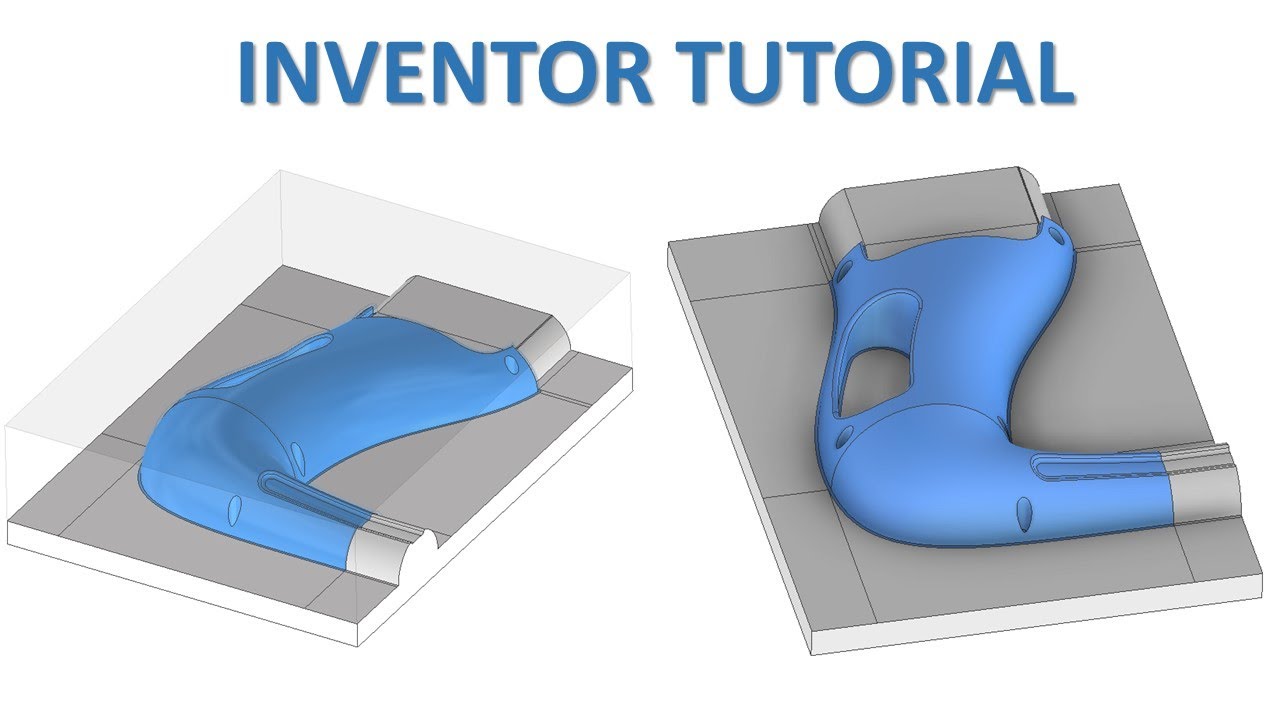 Inventor Tutorial #261 | Mold Tools Design - Split Line and Parting Line