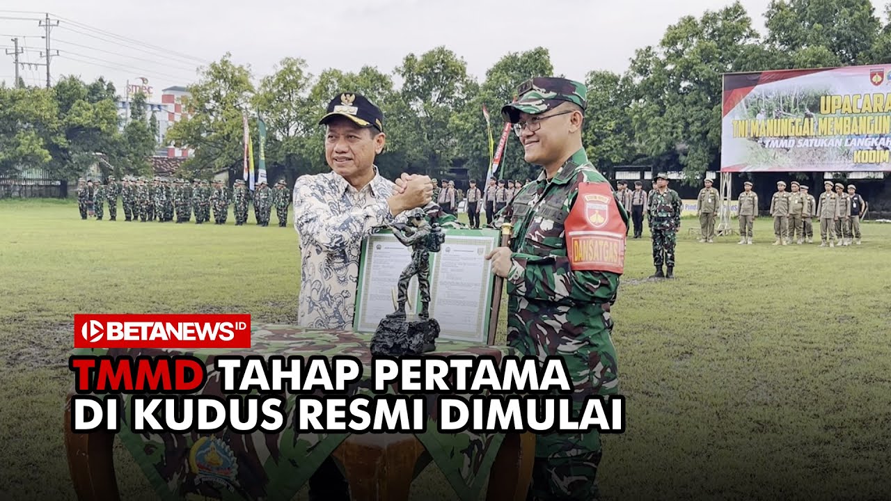 Ngembal Kulon Resmi Buka TMMD Tahap Pertama di Kudus