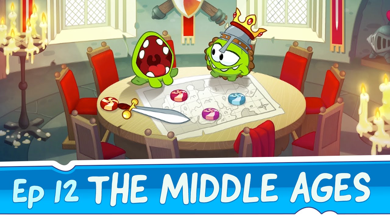 Приключения Ам Няма - Путешествие во времени:  Средневековье (Эпизод 12, Cut the Rope: Time Travel)