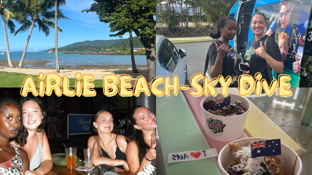 AIRLIE BEACH//SKYDIVE AUSTRALIA VLOG🪂//POPPY&LEXIE