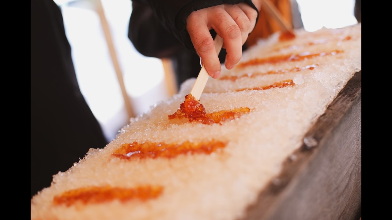 Comment faire de la tire d’érable sur la neige - How to Make Maple Taffy on Snow