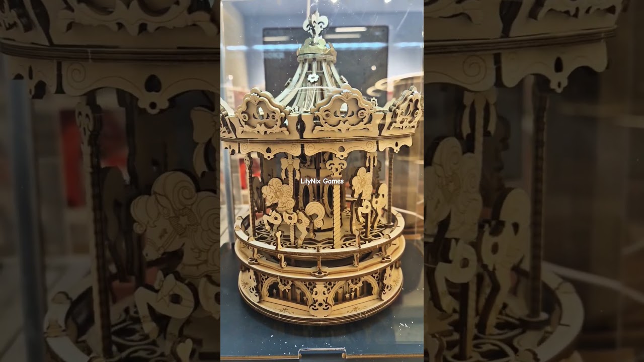 Robotime Romantic Carousel DIY Mechanical Music Box&nbsp; #diy
