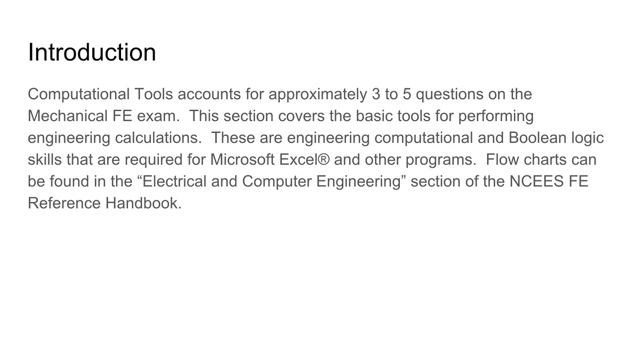 3 0 Computational Tools   Part 1 Overview