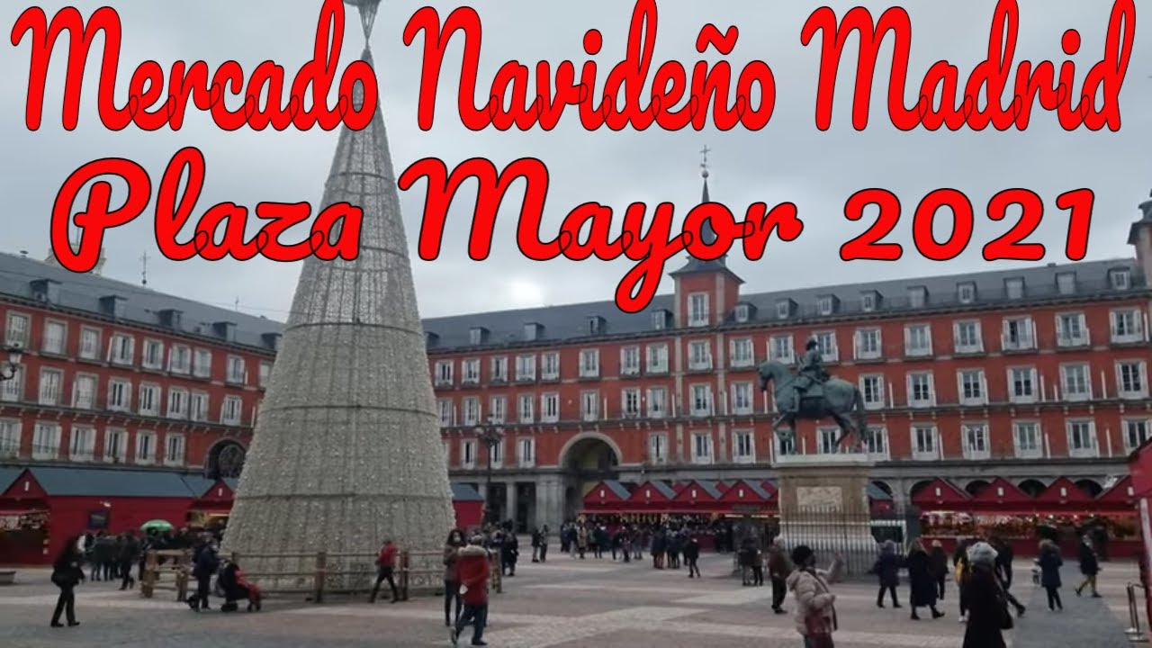 🎅 4K CHRITSMAS MERCADILLO  NAVIDAD MADRID 2021