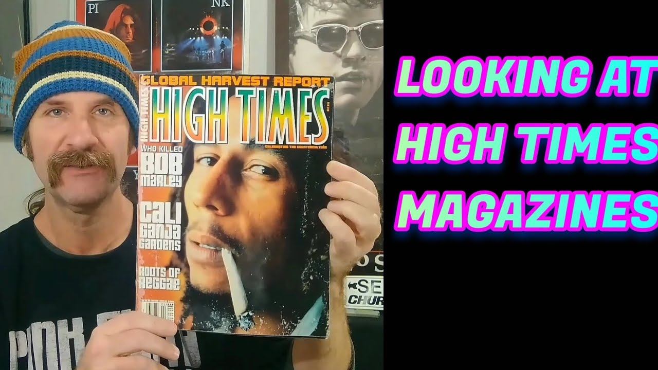 Mick Looks At High Times Magazines 