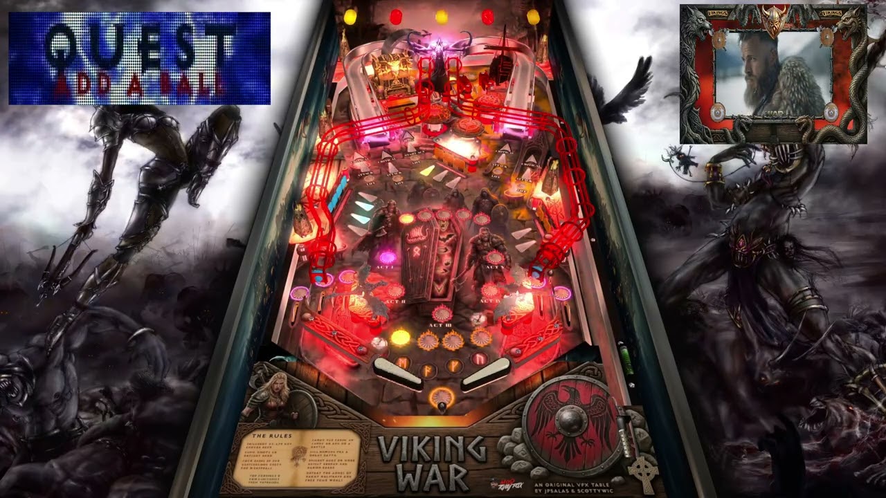 Viking war VPX Table mod by Tony Fox V1.0