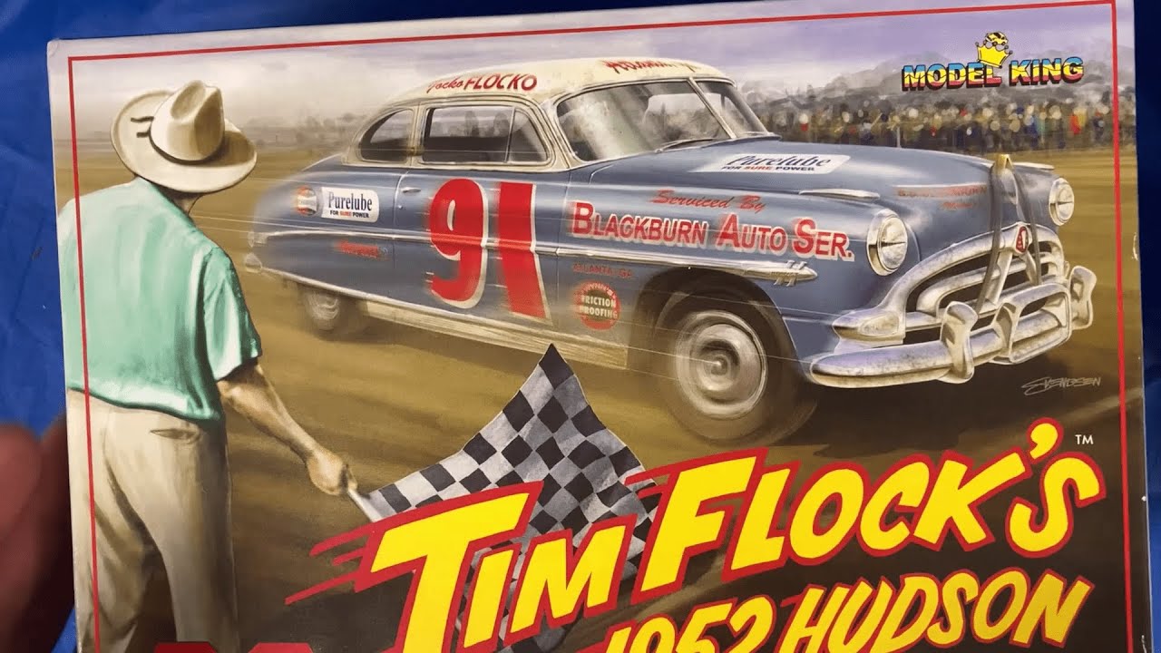 Assembling a 1952 Hudson Hornet model car kit