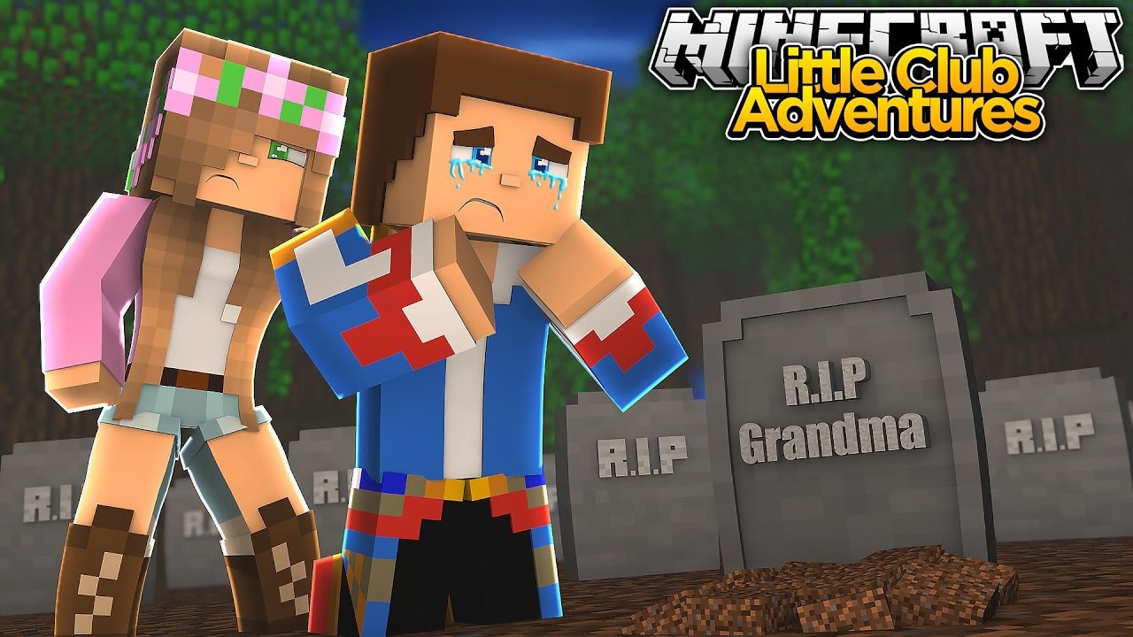 Little Donny's GRANDMA DIES??? - Minecraft Little Club Adventures