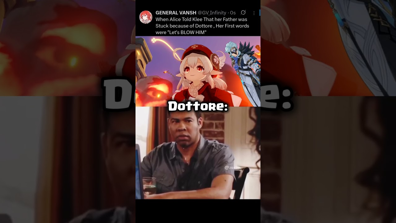 Klee vs Dottore #genshinimpact