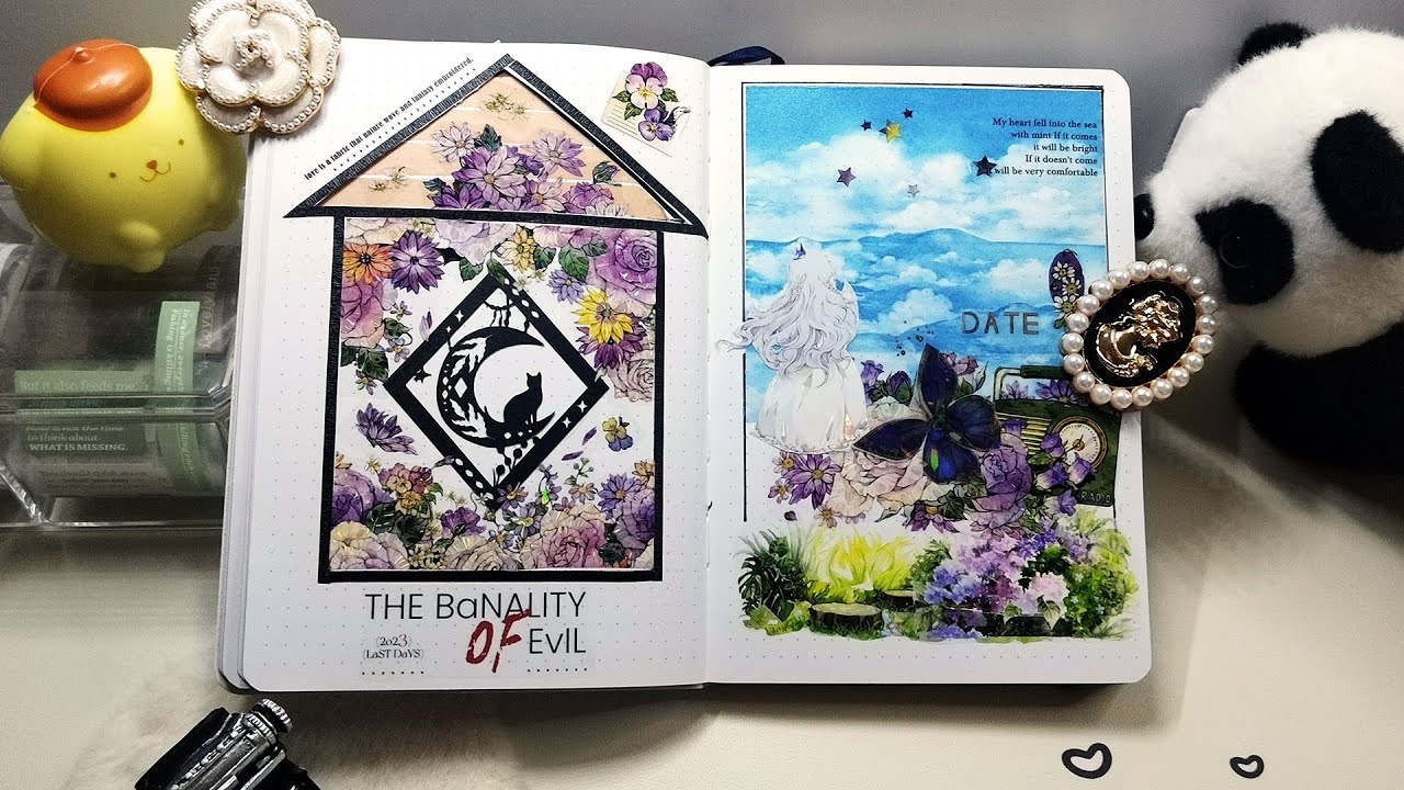 ASMR✨ scrapbooking  🏠flower room #asmr  #scrapbooking #diy #journal
