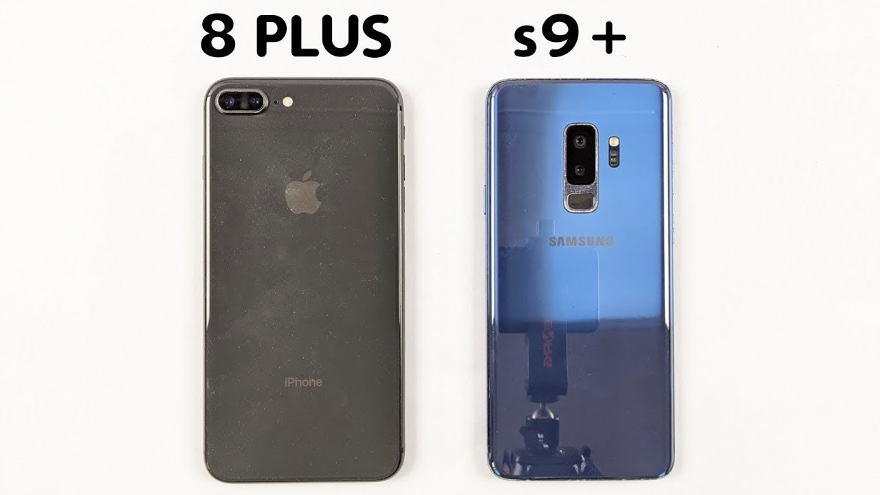iPhone 8 Plus Vs Samsung S9 Plus Speed Test & Camera Comparison