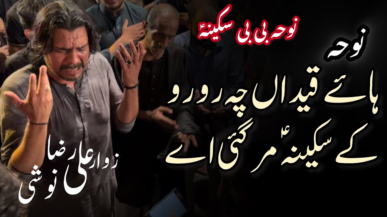 Haye Qaidan che ro ro ky Sakina mar gai aey | Noha BIBI Sakina | Zawar Ali Raza | Guldastae Jafferia