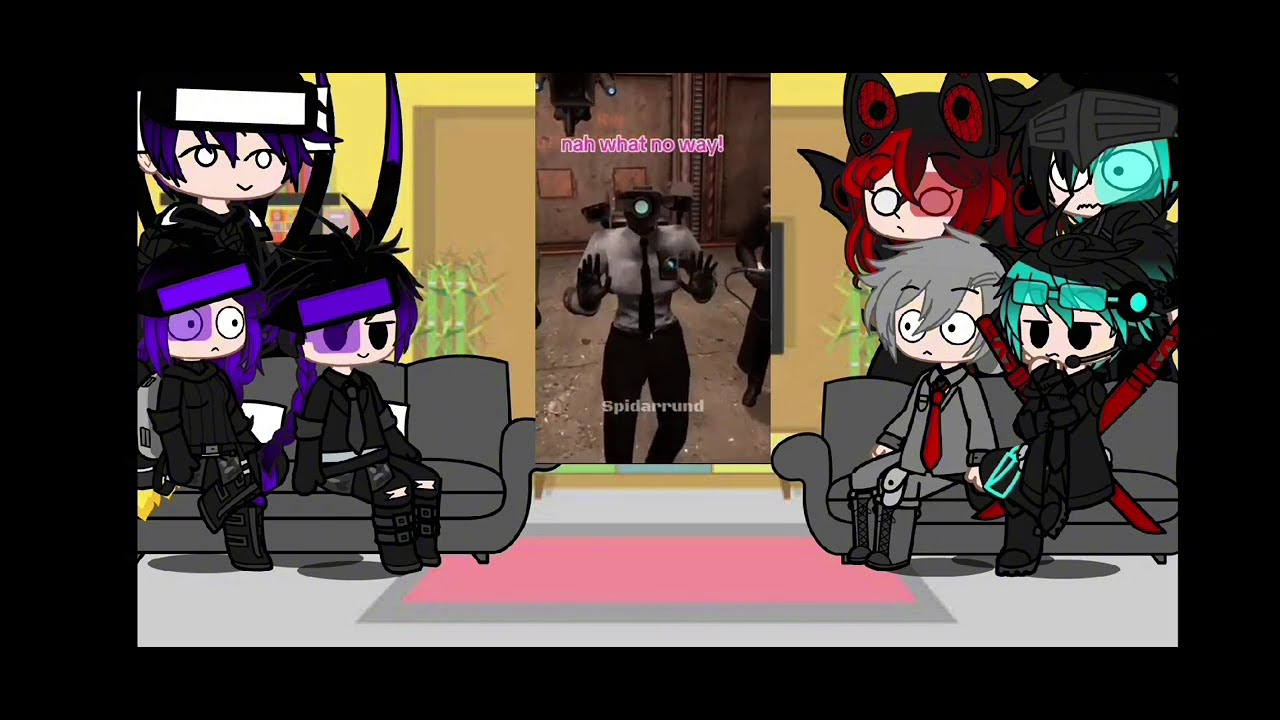 Skibidi toilet React memes + episódio 77//#gachaclub//#Skibiditoilet//