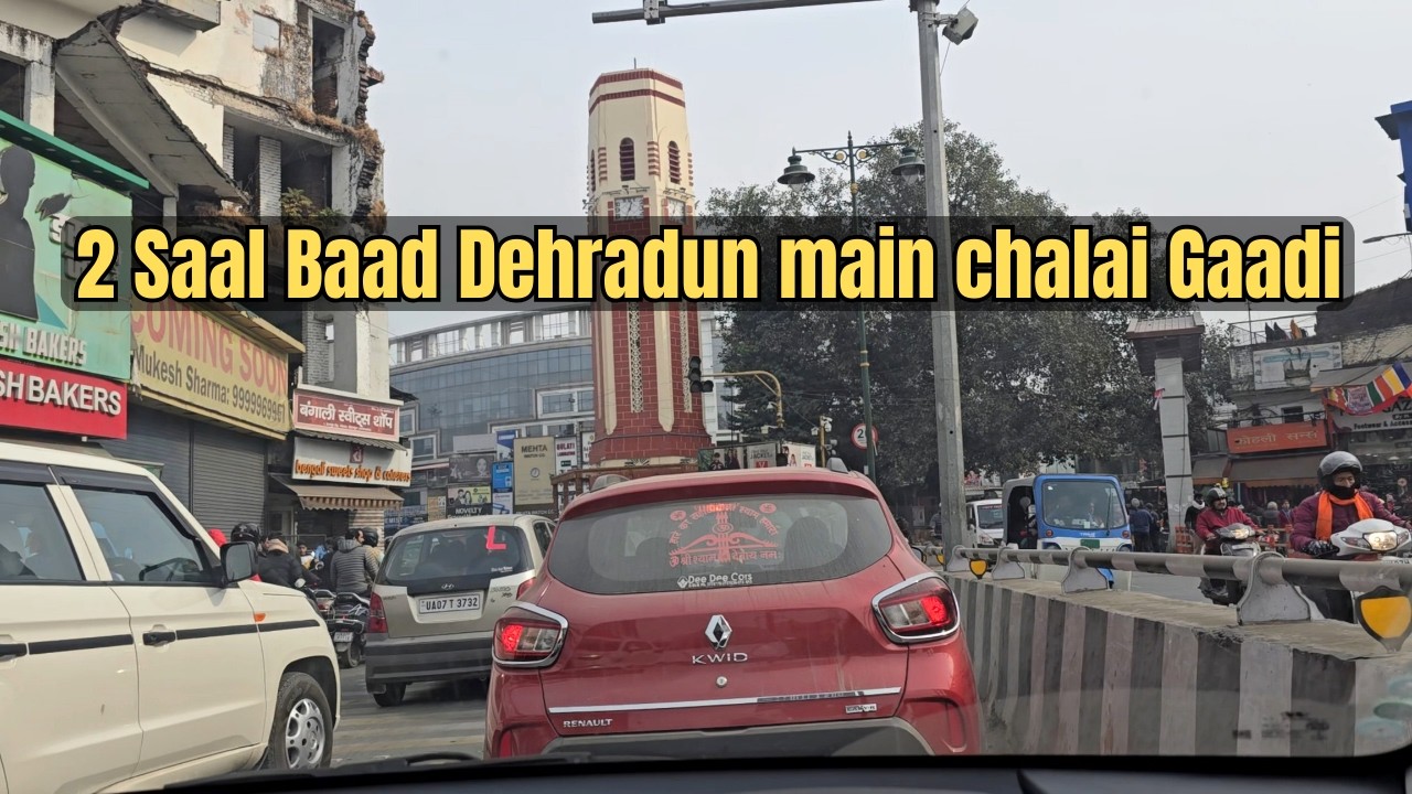 2 Saal Baad Dehradun Mein Gaadi Chalai! 🚗 Canada vs India Reality | Kaintura Vlogs