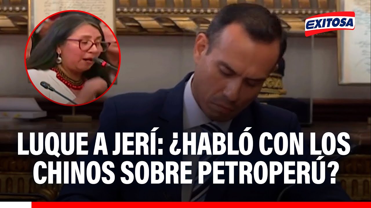 🔴🔵Ruth Luque a José Jerí: 
