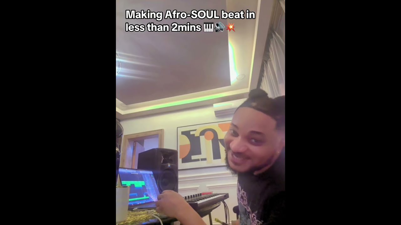 MASTERKRAFT MAKING AFRO SOUL BEAT IN less than 2mins#shorts #short
