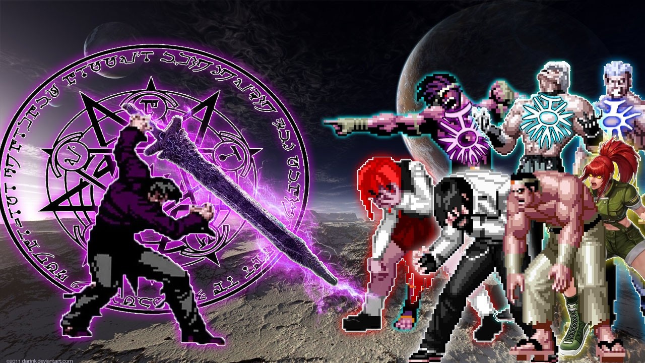 [Mugen KOF] Iori Yagami KM Vs  Super Orochi Km Team