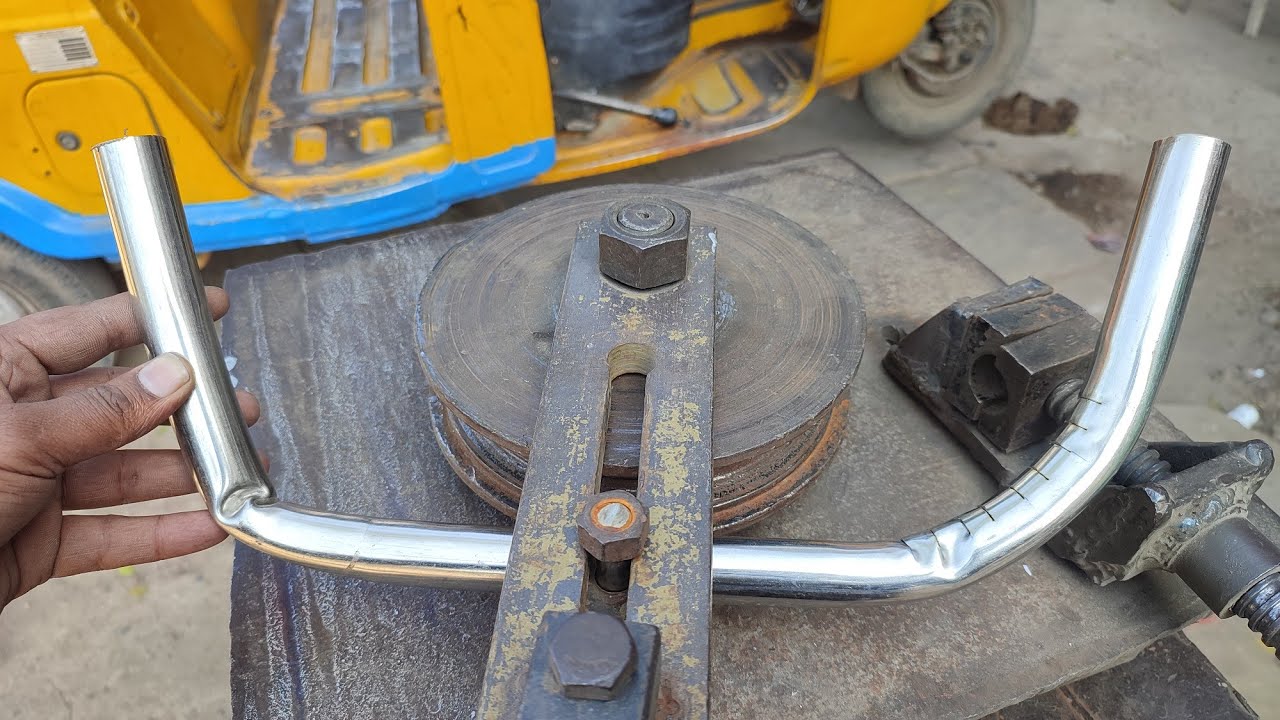 Round Pipe Bending Tricks // Round Pipe Bending Mistake Part 3