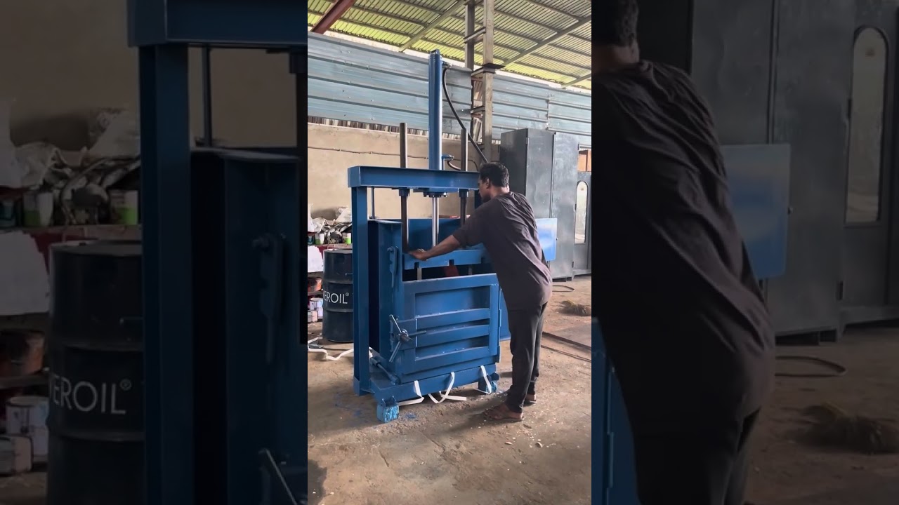 Hydraulic Baling press @shreeramindustries-sri 