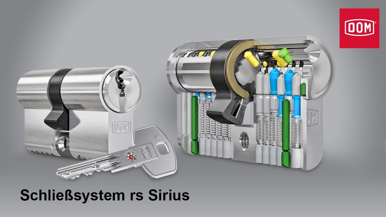 DOM rs Sirius Schließsystem