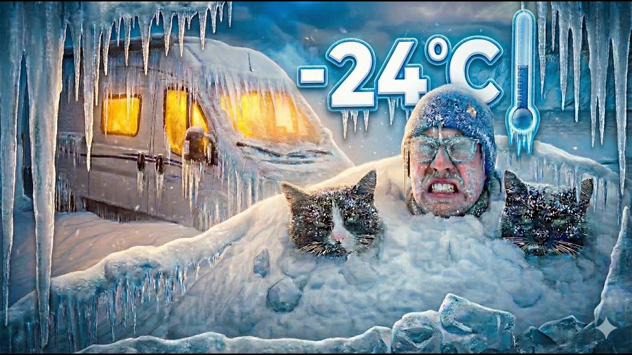 NOTRE FOURGON N'ÉTAIT PAS PRÊT POUR -24°C... (Bilan Laponie 🇳🇴) 🥶