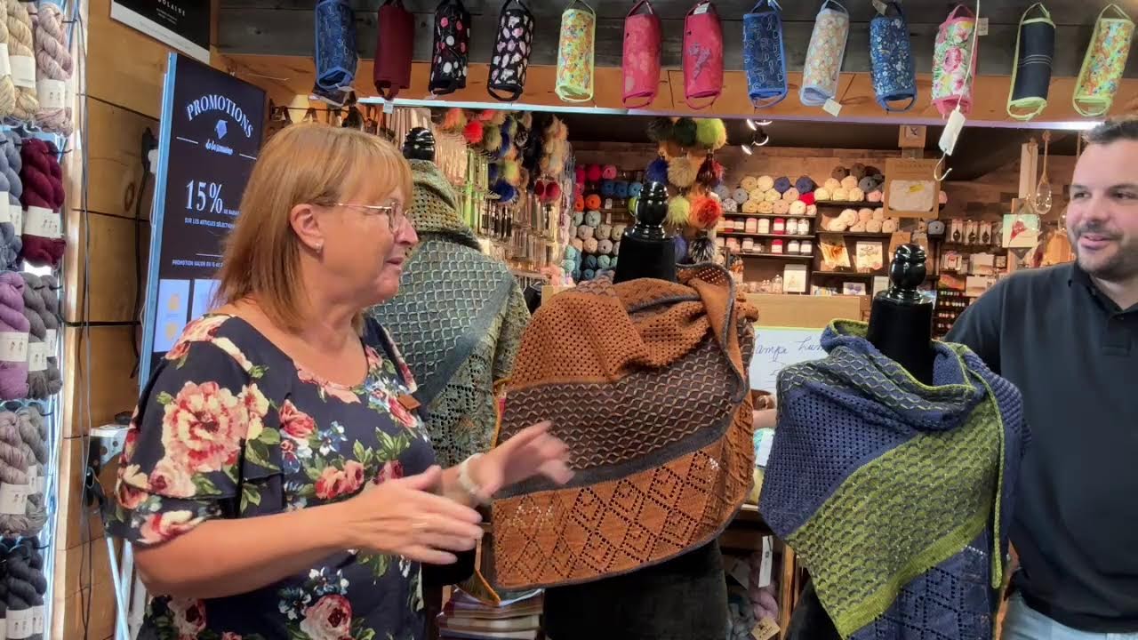 Mardi 16 avril 2024 : Présentation du châle « Châle Concerto de mailles » de Madolaine