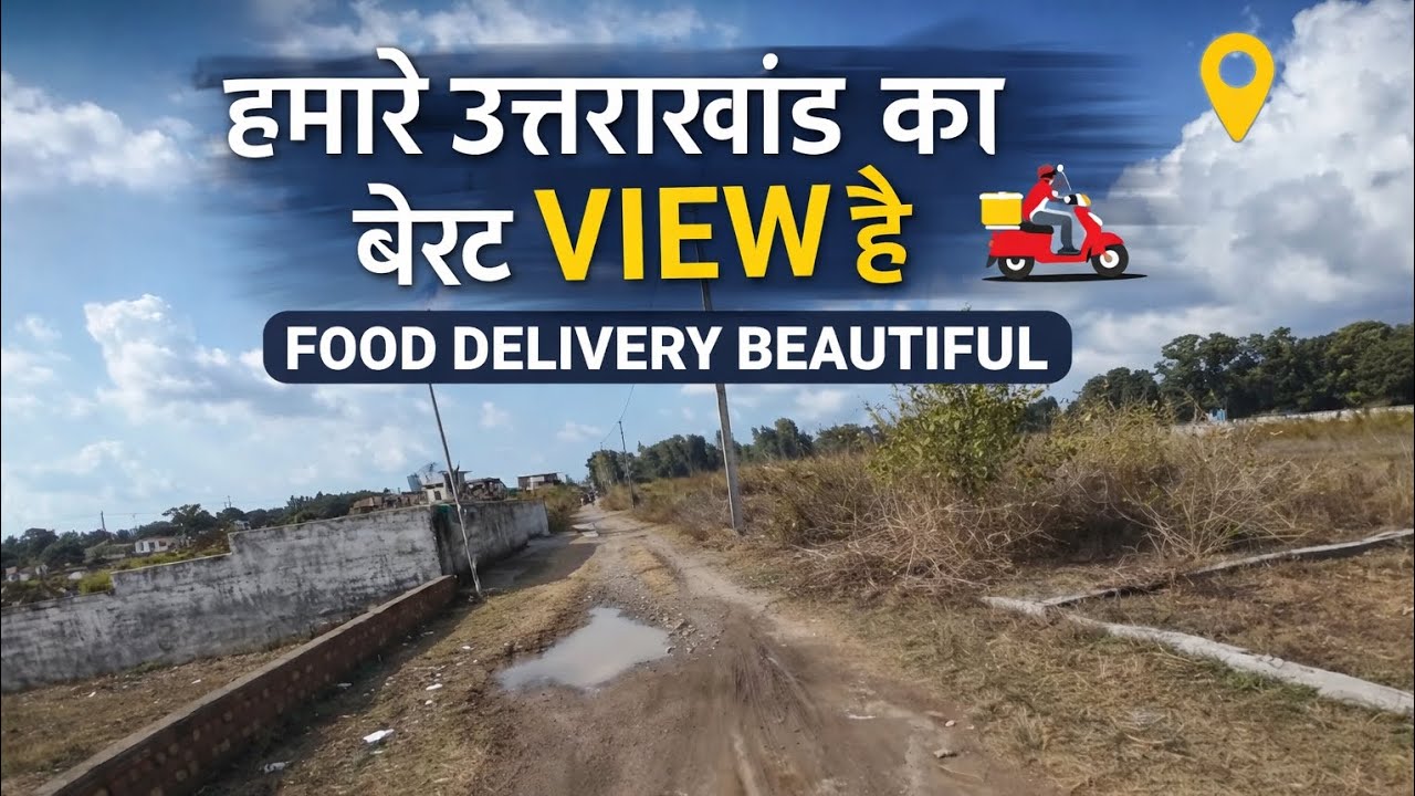 Food Delivery With Best Uttarakhand View 😍 Real Location Vlog#zomato_partner #deliveryvlog #dheradun