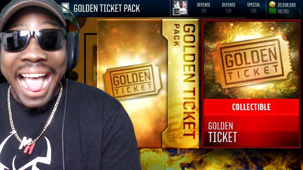 SEARCHING FOR GOLDEN TICKET IN PACK OPENING! Madden Mobile 18 Gameplay Ep. 55