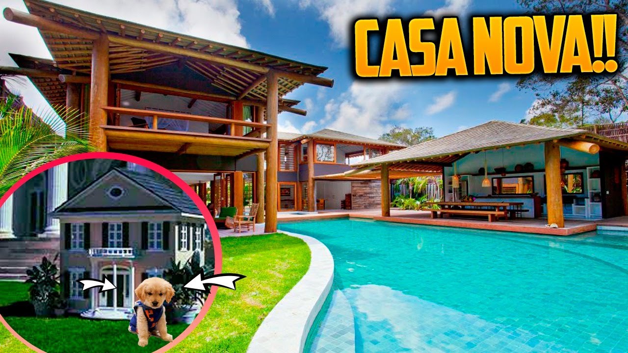 LEVEI MEU CACHORRINHO NA MINHA NOVA MANSÃO?!