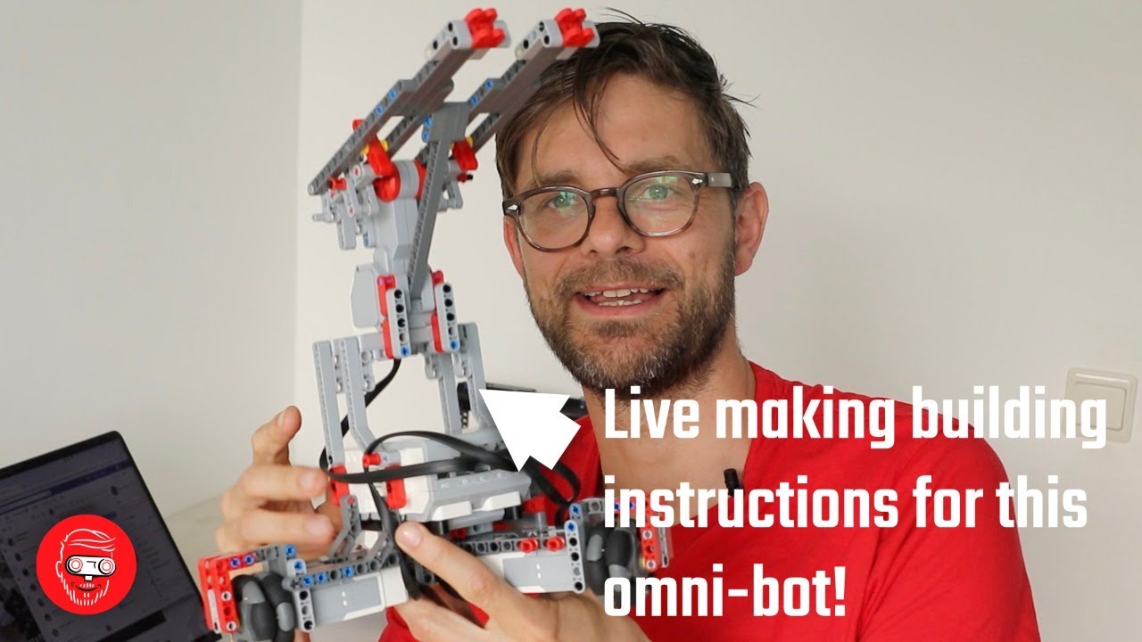 How to Create Building instructions In Bricklink Studio for MINDSTORMS EV3 omnibot- livestream