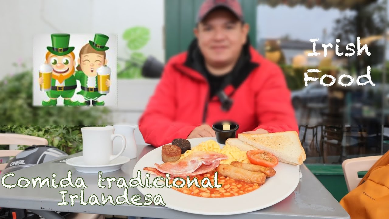 Tasting traditiona Irish Food. Probando comida tradicional Irlandesa 