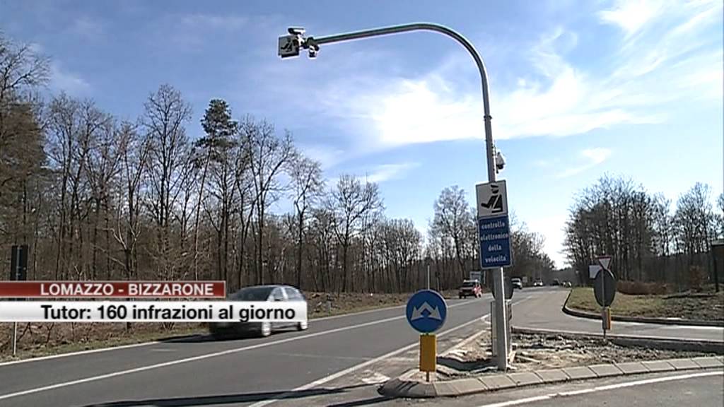 Etg - Tutor sulla Lomazzo-Bizzarone: 160 infrazioni al giorno