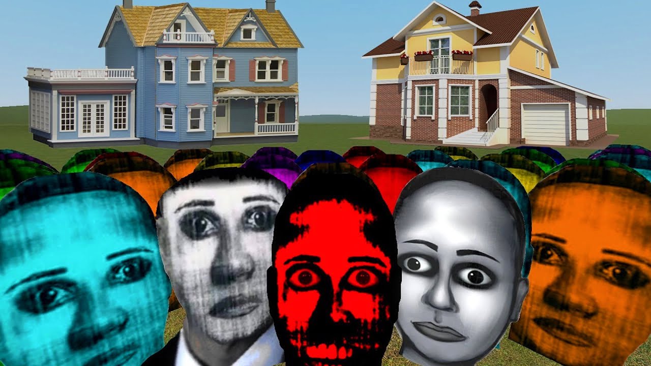 Selene Delgado Family Vs Houses In Garry's Mod! (Park 105)