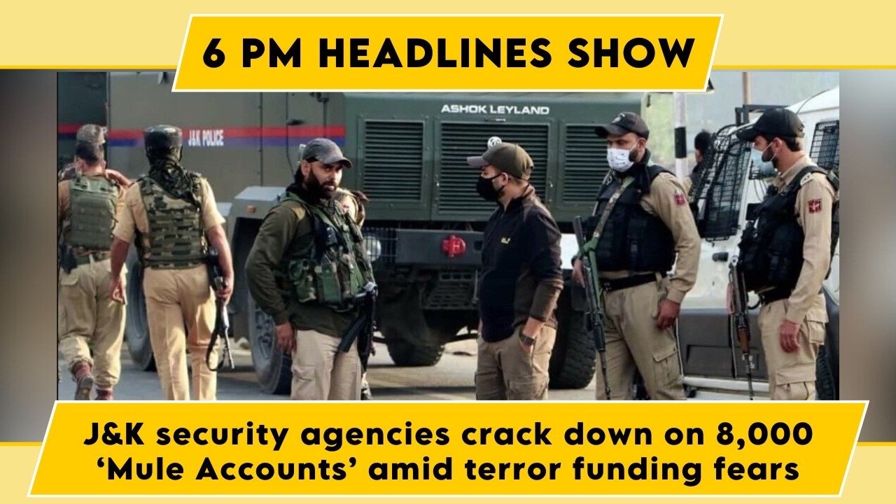 Watch: J&K security agencies crack down on 8,000 ‘Mule Accounts’ amid terror funding fears