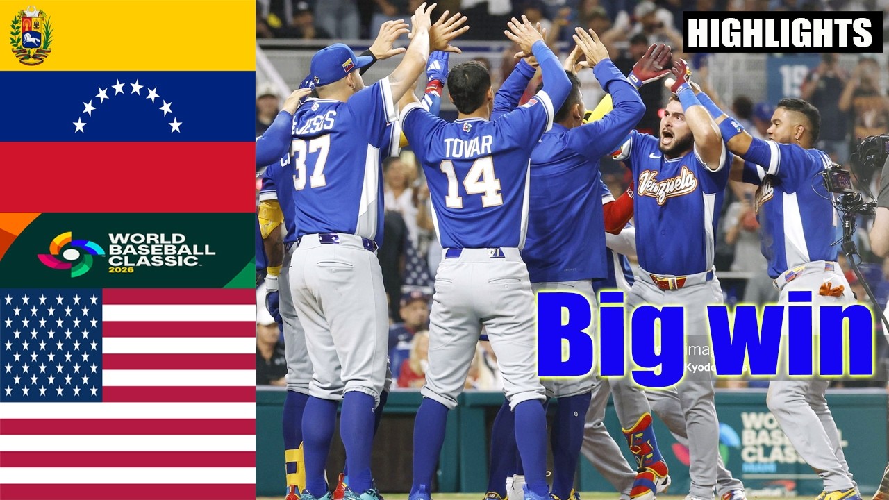 Venezuela Vs. Usa | FULL GAME Highlights | 2026 World Baseball Classic Final