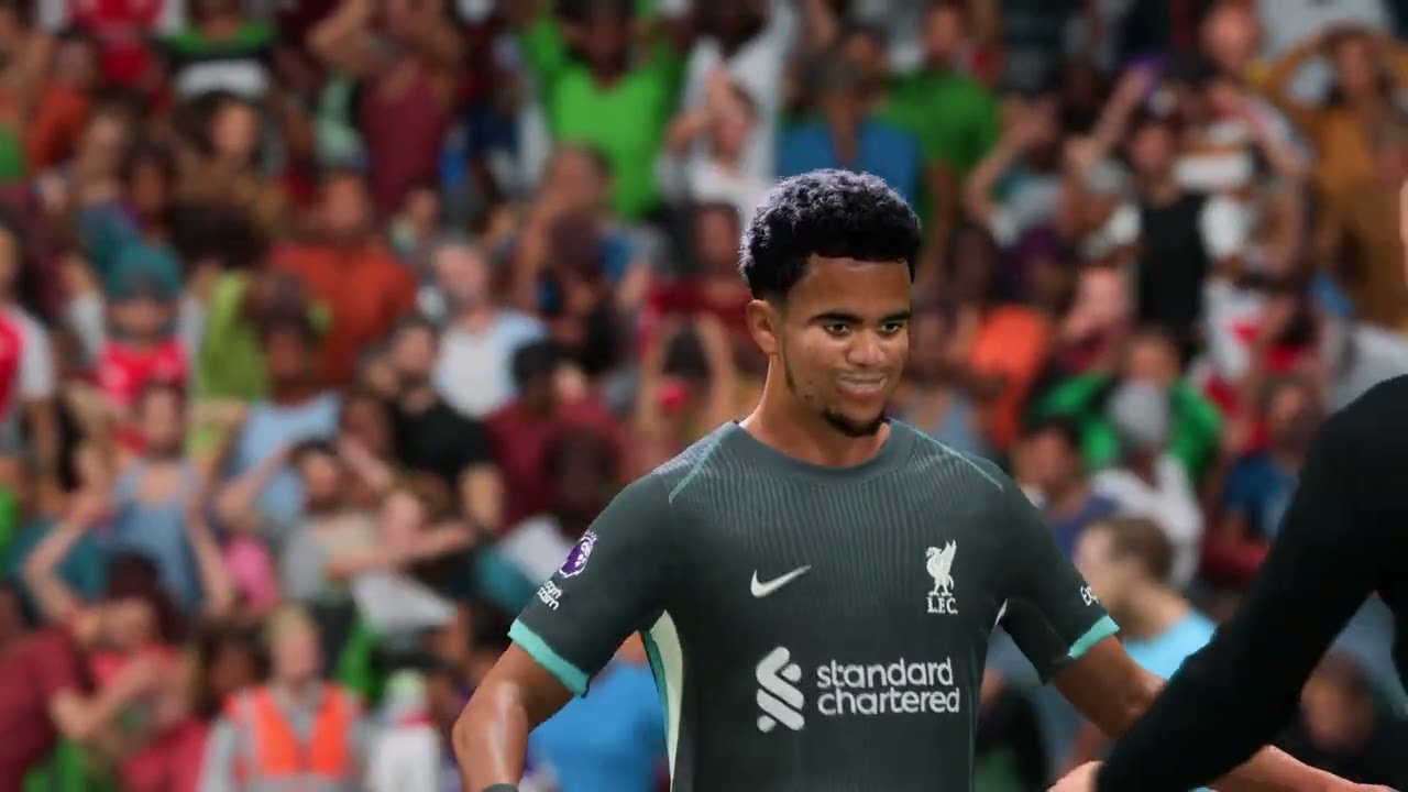 Resumen del partido Arsenal vs Liverpool partidazo #easportsfc25 