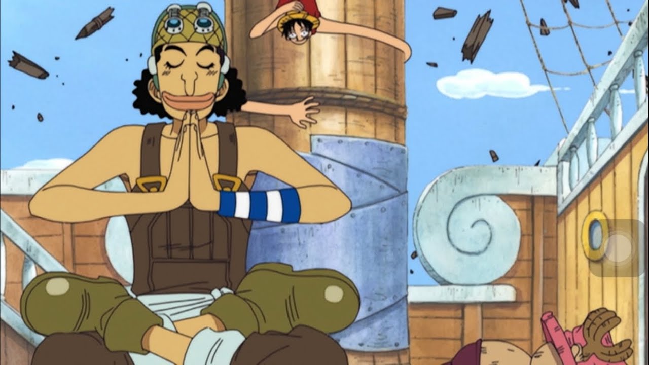 One piece funny moments (Usopp tel luffy to jump in the water)🤣🤣