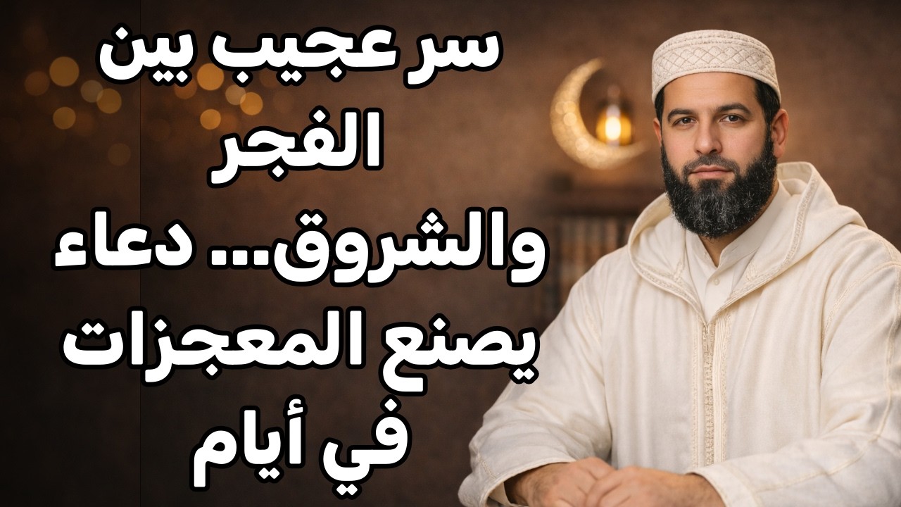 سر عجيب بين الفجر والشروق… دعاء يصنع المعجزات في أيام