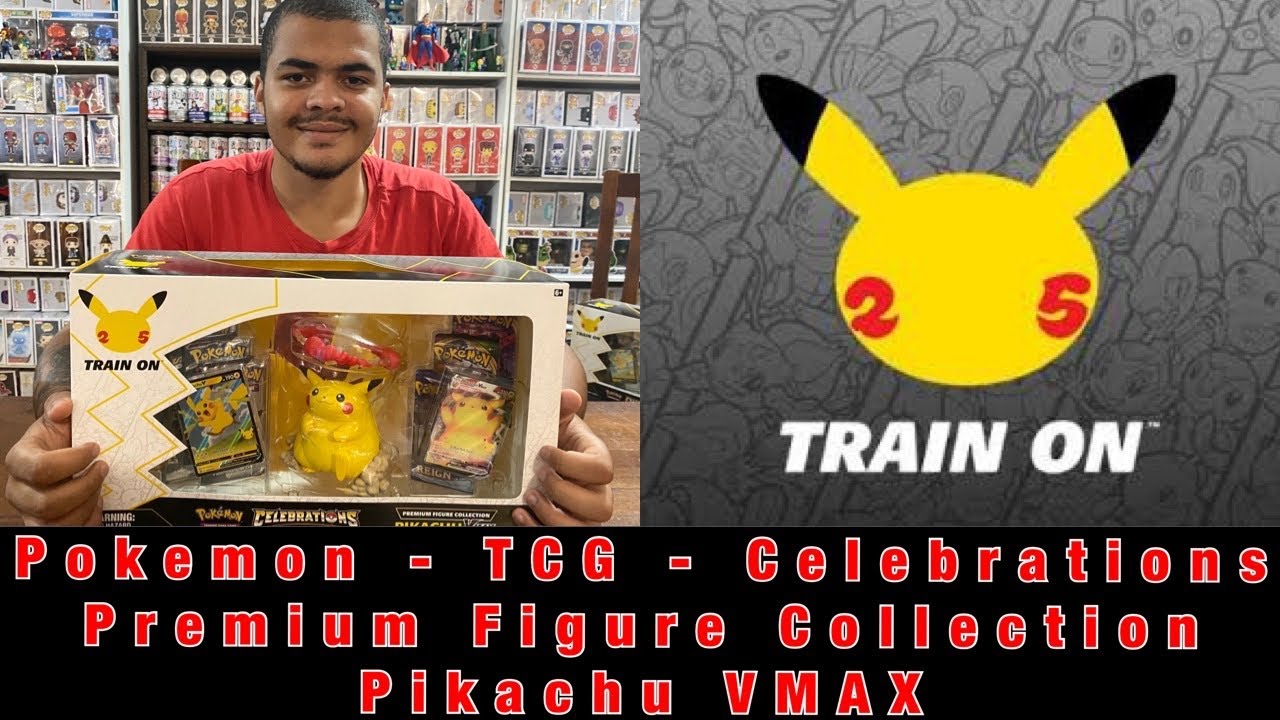 Opening Pokemon - TCG - Celebrations Premium Figure Collection - Pikachu VMAX