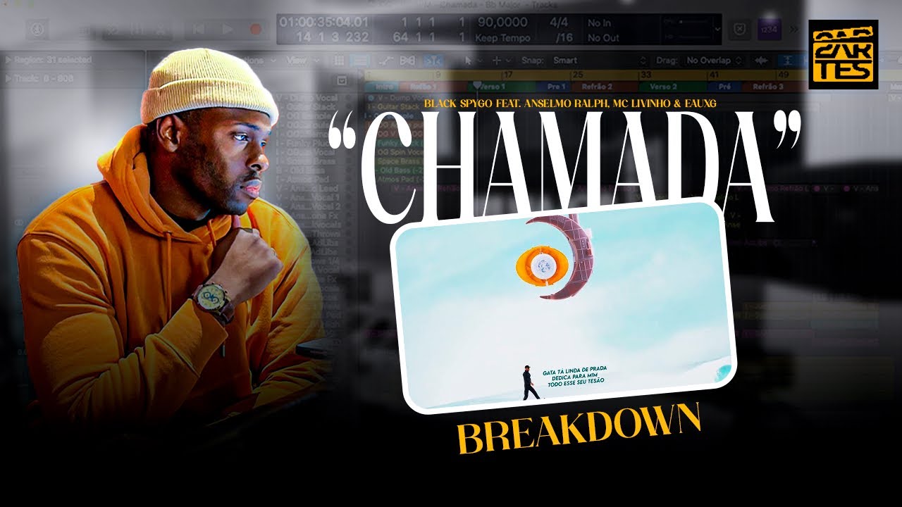 Breakdown de “Chamada” Black Spygo, Anselmo Ralph, Mc Livinho | Prod by @EauxG  | 2Artes