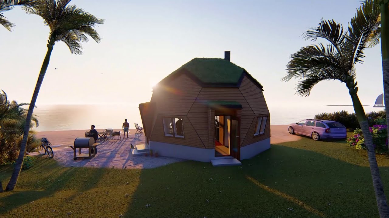 Tour of Easy Domes 56m&sup2; (70m&sup2; net floor area)